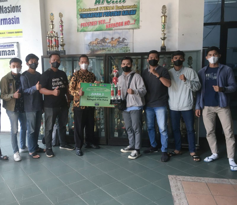 Team Futsal STIE Nasional Juara II  Di Kejuaraan Dekan Cup