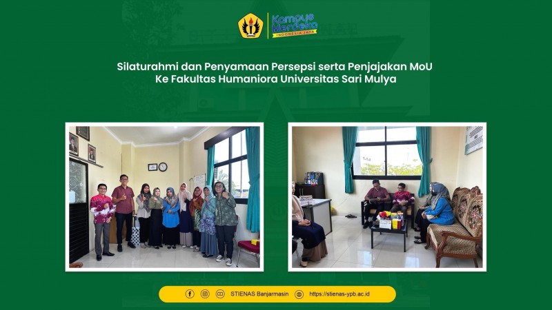 STIE Nasional Banjarmasin bersilaturahmi ke Fakultas Ekonomi Universitas Sari Mulia