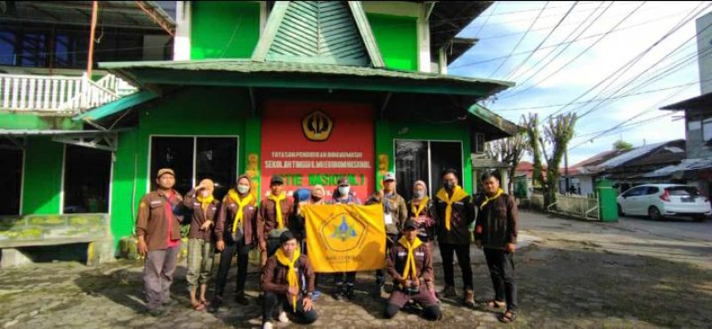 Pelepasan Mahasiswa STIE Nasional Banjarmasin untuk kegiatan MSTC ( Mapala Stienas Training Camp )