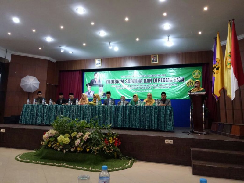 Yudisium semester Ganjil STIE Nasional Banjarmasin