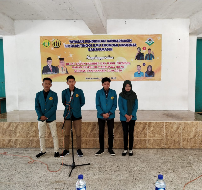 Debat CAPRES dan CAWAPRES BEM STIENAS Banjarmasin 2019/2020